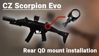 How to install a QD rear mount on a CZ Scorpion Evo | CZ Parts