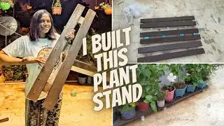 I built a plant stand with scrap wood 😀 | June 2022