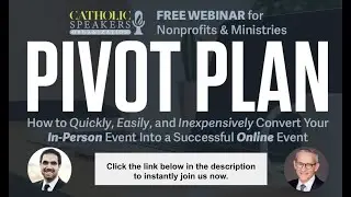 David Bereit & Catholic Speakers Release Free Webinar To Help All Events Dealing With Cancelations
