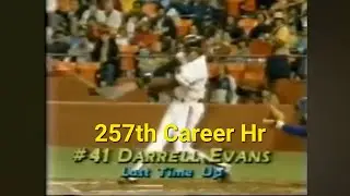 Darrell Evan's 257th Career Hr (8-18-83)