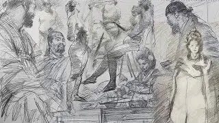 Learning CONTOURS & VALUES from QUICK Figure Studies【Paul Dainton】Art Review