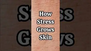 How Stress Grows Skin #aesthetic #skincare #science