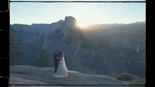 Glacier Point Elopement Super8 Film | Y+M's Yosemite Elopement Film
