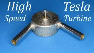 How to make mini high speed Tesla Turbine from DC motor