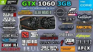 GTX 1060 3GB Tested 32 Games in 2026 // Still Playable and Strong? #gtx1060 #benchmark #gaming #game