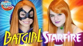 Batgirl & Starfire DC Superhero Girls Makeup Tutorial! With Daya Daily!