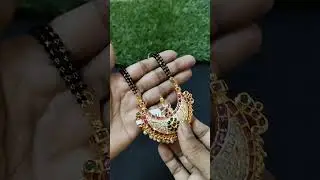 36 inch micro plating mangalsutra Ruby stone#maharashtrianjewellery #gold #booking 9321084079