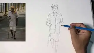 How to draw daily art practice | anatomy drawings ￼people draw (Day-28 sketch practice)