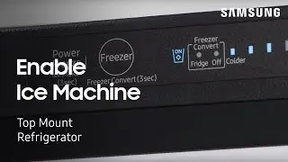 Как включить или выключить льдогенератор на верхнем холодильнике | Samsung US