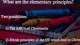 Brad Shockley: The Elementary Principles (OKC Preachers' Study)