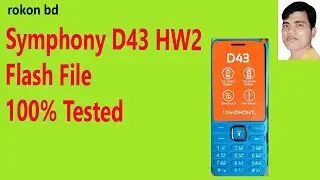 Symphony D43 HW2 Flash File MT6261DA 100% Tested