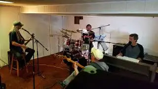 Chris Dixon recording studio w Lenny Kirschner, Steve Farmer, John Rock Arena