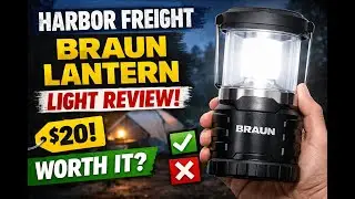 Harbor Freight Braun Lantern Light – Honest Review