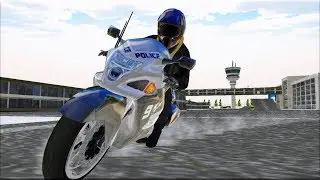 Police Bike Traffic Rider - Gameplay Android game - police motorbike driving simulator