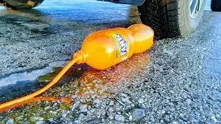Crushing Crunchy & Soft Things by Car! Experiment Car vs COCONUT, FANTA
