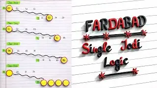 Satta Logic (( Faridabad single jodi trick today )) #Logic #logic satta trick #Disawer #Gali single 