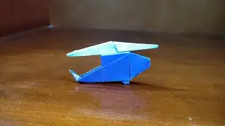 How To Make A Paper Origami Helicopter Easy Step By Step