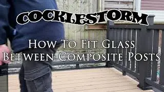 Fitting Glass Between Composite Posts