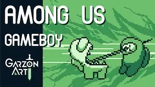 If Among Us was in Game Boy - Among us animation kill