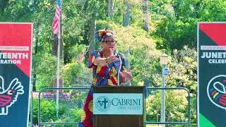Juneteenth, Closing Remarks with Dr. Angela Campbell - Cabrini University