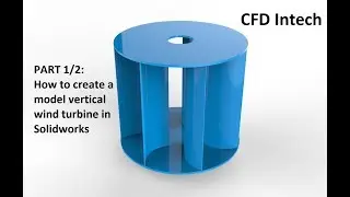 Tutorial ANSYS CFX Part 1/2 | Analysis of vertical wind turbine, calculate power