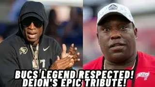 Deion Sanders honors Warren Sapp's legendary Buccaneers legacy in style