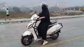 1-day of scooty training #shorts #viralvideo #ssscootyladytrainer #mumbra