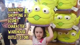 Disney Character Warehouse Souvenir Shopping
