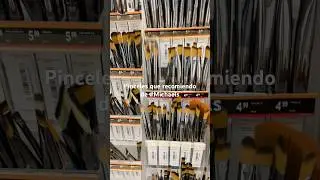 🎨 Pinceles de Michaels: &iquest;Cu&aacute;les recomiendo para facepaint?🖌️ @michaels  #brushes #art