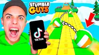 PROBÉ TRUCOS VÍRALES con *EMOTE PELOTA* en STUMBLE GUYS! 😱