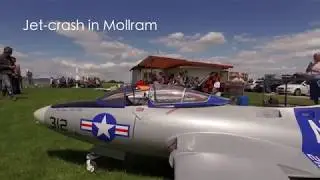 RC F9F Panther Crash  (3m)