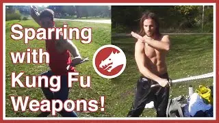 Deer Hook Knives vs Kung Fu Dao (Playful sparring)