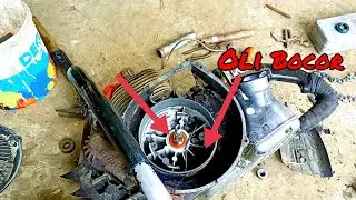 Senso stihl 070 ganti Oli seal yang Bocor keruang pengapian‼️