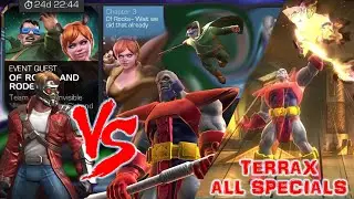 MCOC: Mole Man And Terrax Boss Fights (part 2) | Terrax All Special Attacks