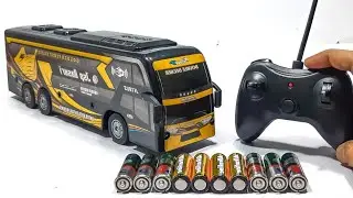 CRAZY RC BUS UNBOXING 🚌🔥 | Remote Control Double Decker with Epic Style!