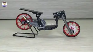 Tutorial Membuat Miniatur Motor Drag Ceper || miniatur motor drag