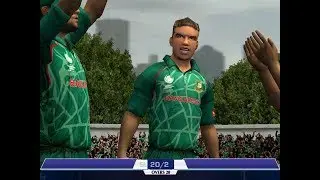 Bangladesh Vs Sri lanka - EA SPORTS CRICKET 2018 PC Gameplay - 5 Overs Match 1St part