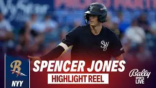 Yankees CF Spencer Jones 2025 Minor League Baseball Highlights | Bally Sports Live