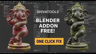 🚀 Fix Your Mesh in One Click! | Free Blender Addon (SHIVATOOLS)