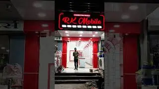 Red And White Mobile Shop Furniture Design #shorts #mobileshop