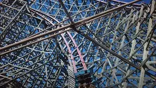 New Texas Giant - Six Flags Over Texas - Back Row (4K HD POV) - February 2024