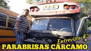 #3: Conversando con (Parabrisas C&aacute;rcamo) nos muestra como se adaptan los parabrisas en un bus.