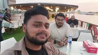 Dinner experience at Dhow cruise, Bur Dubai|4K Video| Fly to Sky Official