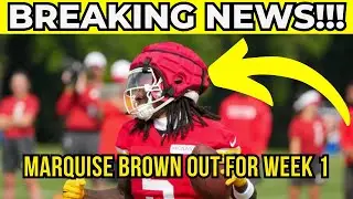 Marquise Brown out for Week 1 ‐ NFL NEWS