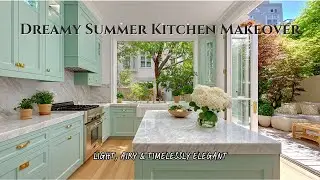 Light and Airy Summer Kitchen Makeover by Rachel Ashwell