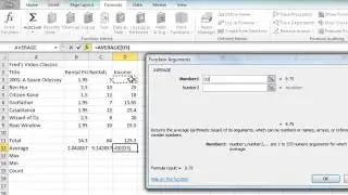 Учебник Excel 2010 для начинающих №5 — Функции СРЗНАЧ МАКС МИН СЧЁТ (Microsoft Excel)