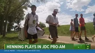 Eastern Iowa high school golfer who lost his leg plays alongside the pros in John Deere Classic Pro-