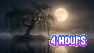 Instant Deep Sleep Music 432Hz  Foggy Lake Night Ambience  Delta Waves for Insomnia 4 Hours