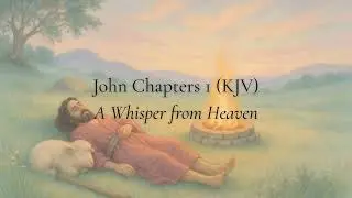 John Chapter 1 KJV | Peaceful Scripture Reading with Rain Sounds | Christian Sleep & Meditation