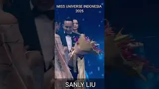 Sanly Liu is Miss Universe Indonesia 2025 #shorts #sanlyliu #mu #muindonesia2025 #viral #coronation